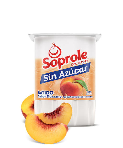 Yoghurt Sin Azucar Batido Durazno 155 gr
